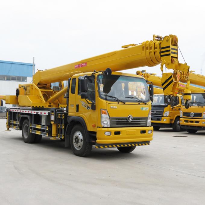 12 Ton Telescopic Boom Truck Crane Manual Hydraulic 12000KG Span 6600