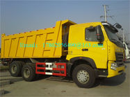 Large 6×4 Heavy Duty Dump Truck With 400L Fuel Tanker 24V Electric System
