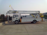 Man Lift Hydraulic Aerial Work Platform Truck With  360° 5.7m Max Operation Radius