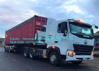 A7 10 Wheeler Port Handling Equipments Box Loader Trailer 45-100 Tons Load Capacity