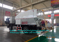 White 10T Mining Blasting Equipment Explosive ANFO Mixing Truck 200 Kg/M3 Charge Rate