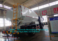 White 10T Mining Blasting Equipment Explosive ANFO Mixing Truck 200 Kg/M3 Charge Rate