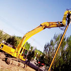 3400 Frequency Hydraulic Pile Drilling Equipment For Excavator With 8 Eccentric Moment