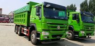 Green 10 Wheel RHD 20 Ton Dump Truck SINOTRUK Brand With German ZF8118 Steering