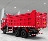 Red SINOTRUK Euro II Mining Dump Truck With Φ420mm Single Plate Dry Clutch