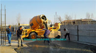 Hydraulic Concrete Construction Equipment Self Loading Mobile Concrete Mixer