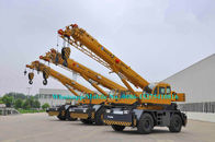 55 Ton ZOOMLION  Rough Terrain Crane , Hydraulic Truck Cranes RT55 Single Cab Design