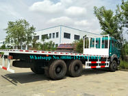 Rough Terrain Flatbed Heavy Cargo Truck 10 Wheeler For DR CONGO High Performance