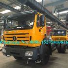 2638 380hp Beiben Heavy Duty Truck , 6x4 Ten Wheeler Cargo Truck Hand Drive Optional