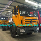2638 380hp Beiben Heavy Duty Truck , 6x4 Ten Wheeler Cargo Truck Hand Drive Optional