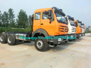 Orange BEIBEN Beiben Tractor Truck , Trailer Head Truck Left Hand Drive For Logistics