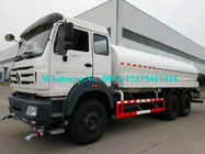 Powerful Off Road Water Cart Truck , 25000L Water Transport Truck Optional Color