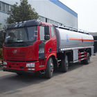 Euro 2 Oil Tanker Truck , FAW J6 6*2 20000 Liters Diesel Truck With Fuel Pump