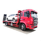 FAW Powered Platform Vehicle For Transportation 4*2 LHD FAW Flat Truck Euro 3