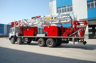 600 m Truck Mounted Portable Water Drilling Machine BZC600CA With HOWO Chassis And 2300r / Min Engine