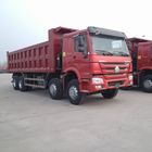 Euro 2 Howo 8x4 12 Wheels Sand Tipper Truck / 40 Ton Dump Truck