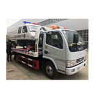 Hydraulic Middle Duty Road Wrecker Truck / Small 4*2 Flatbed Tow Truck