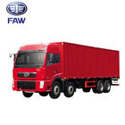 FAW J5P 8X4 Heavy Cargo Truck For Industrial Transport Carriage Red Color
