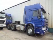 Sinotruk HOWO 6x4 420 hp Tractor Trailer Truck Euro 2 Engine Capacity 8L