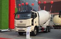 Efficient FAW 6X4 Mixer Truck 12 Cubic Meters Capacity High Safety