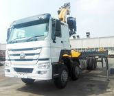 5610mm Span SQ16ZK4Q 16000kg HOWO 6×4 Chassis  Knuckle Boom Lorry Crane With 11m
