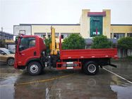 5610mm Span SQ16ZK4Q 16000kg HOWO 6×4 Chassis  Knuckle Boom Lorry Crane With 11m