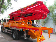 Air Cooling Euro 2 Concrete Pump Truck With 32MPa Rated Working Pressure