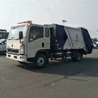 5 Or 8 Tons Garbage Waste Compactor HOWO 4x2 140HP 8m³ / Collector Trucks