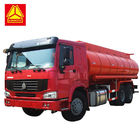 Euro 2 Fuel Tank truck Tanker , Sinotruk Howo 20000 Liters 6000 Gallon Diesel Oil Transporter