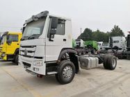 HOWO White Color 4x2 Euro 2 Heavy Cargo Truck With 290 HP Engine And ZF8118 Steering