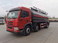 FAW 10 Wheels Hazardous Chemical Tanker Truck With CA1250PK2L5T3BE5A80 Chassis