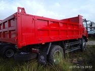 FAW 4x2 Dump Truck Tipper Red Color Light Duty High Strength Frame