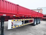 Three - Axle 40ft 30 Ton Cargo Semi Trailer Side Wall Mechanical Suspension