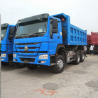 6x4 10 Wheeler Heavy Duty Dump Truck With ZF Steering And WD615 Engine