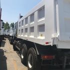 30 Tons White 371hp 6×4 Dump Truck Euro 2 WD615.69 Diesel Fuel Type