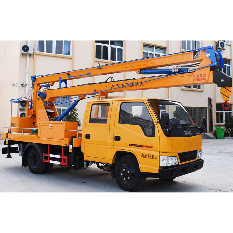 16M Hydraulic Aerial Platform Vehicle , Truck Mounted Boom Lift Vehicle