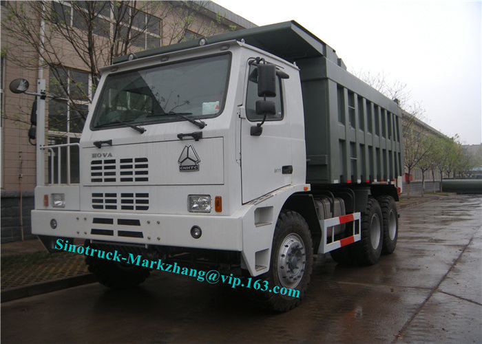 Mining Industrial Dump Truck , 70T Earth Mover Dump Truck ZZ5707V3840CJ