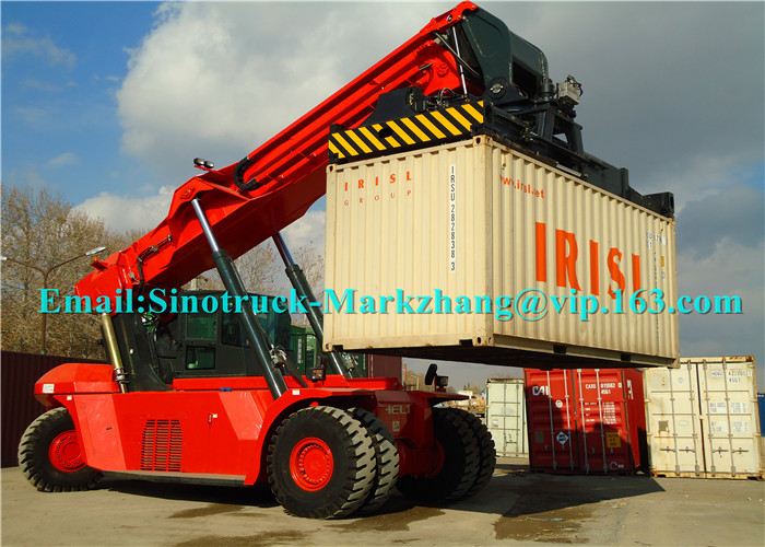 265kW Engine Shipping Container Lifting Equipment Sany Heli Kalmer Reachstacker SRSC45C31