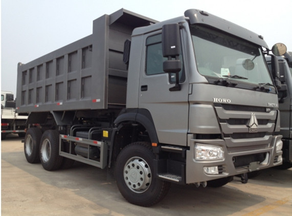 10 Wheels Mining Dump Truck With WD615.69 Engine And 12500kg Gross Weight