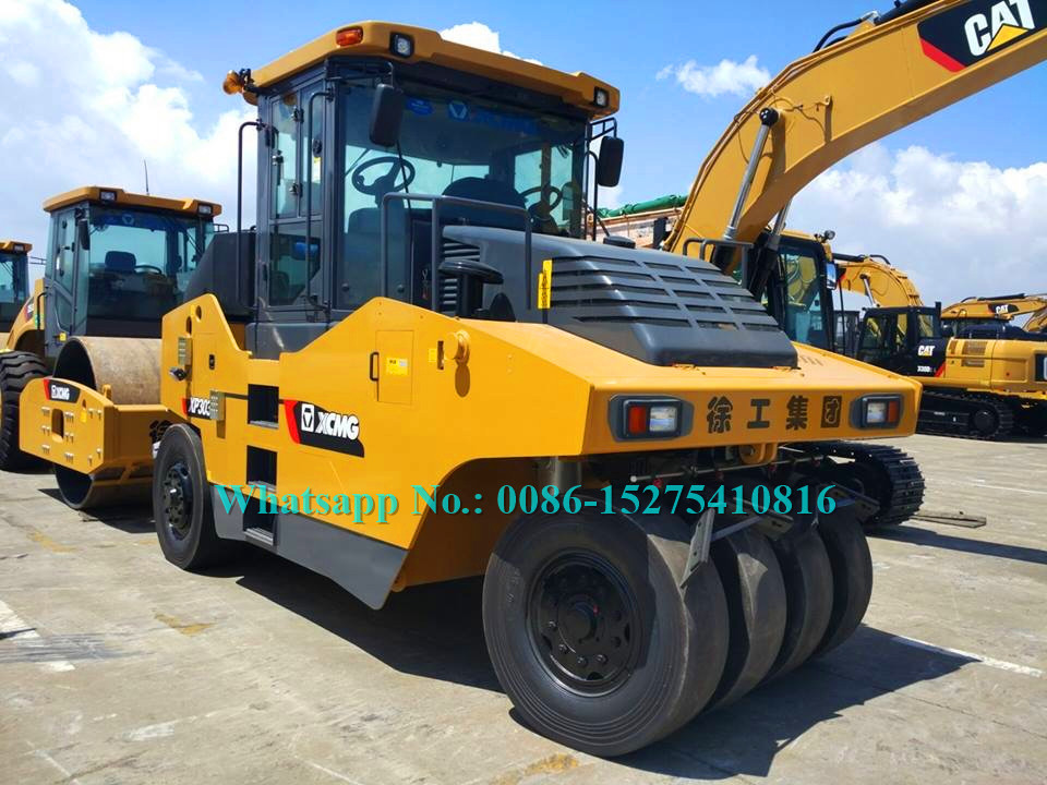 XCMG 30 Ton Hydraulic Road Roller Equipment Pneumatic Rubber Tire Type XP303K