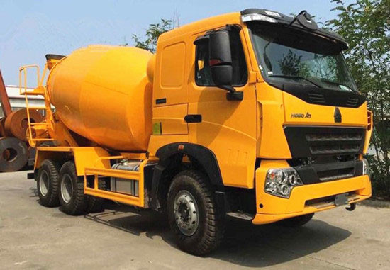 SINOTRUK HOWO A7 6x4 9m3 Concrete Construction Equipment With 59% Stuffing Volume