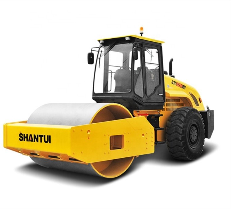 Yellow Shantui 22 Ton Road Construction Machinery SR22MA One Drum 120Kw