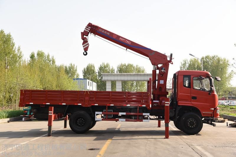 Howo Sino 6x4 Cargo Crane Truck / 10 Ton Telescopic Boom Truck