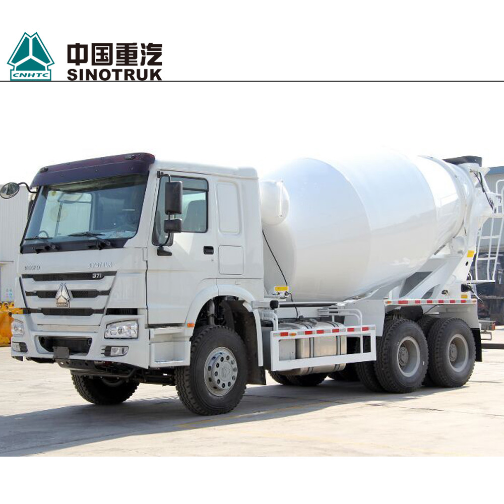 Euro II Concrete Construction Equipment 336HP 10 Cubic Meters Self Loading Concrete Mixer Truck