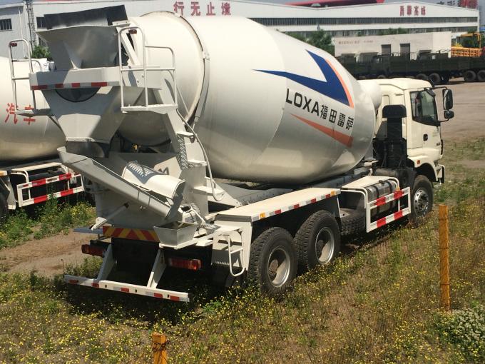 8×4 371 HP Euro II Cement Mixing Equipment , Truck Mounted Concrete
