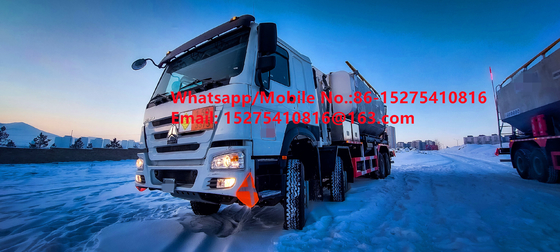 High efficiency charge capacity 15/20/25Ton Heavy Ammonium oil explosive Bulk Truck MMU MEMU For Mongolia DR CONGO PERU Ghana Mining Blasting