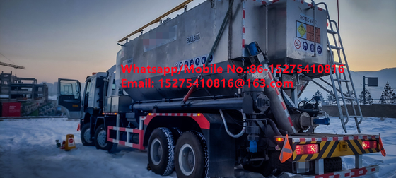 High efficiency charge capacity 15/20/25Ton Heavy Ammonium oil explosive Bulk Truck MMU MEMU For Mongolia DR CONGO PERU Ghana Mining Blasting