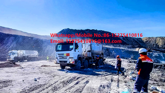 Ordinary High charge capacity Tread Bulk Trucks 15/20/25Ton Heavy Ammonium oil explosive ANFO Truck MMU MEMU For Mongolia DR CONGO PERU Ghana Mining Blasting With safety reliability