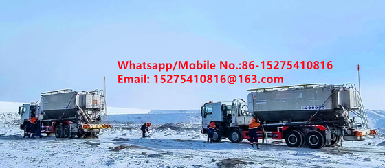 Safety reliability Tread Bulk Trucks 15/20/25Ton Heavy Ammonium oil explosive Emulsion ANFO Truck MMU MEMU For Mongolia DR CONGO PERU Ghana Mining Blasting