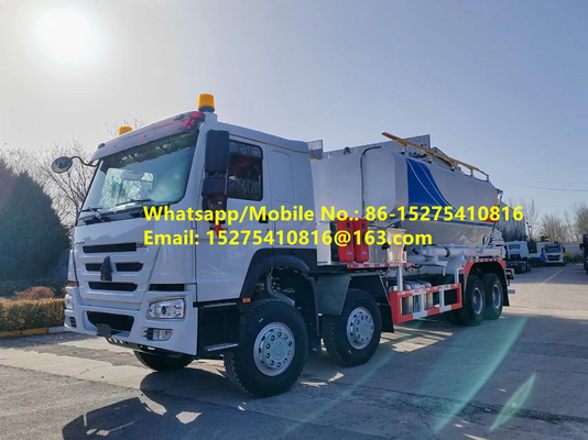 High cost effective HOWO 15/20/25T BCLH-20 Onsite mixed granular ammonium explosive ANFO Truck emulsion mobile explosive Manufacturing Unit Монголын уул уурхайн тэсэлгээний MEMU MMU BCLH/BCZH/BCRH